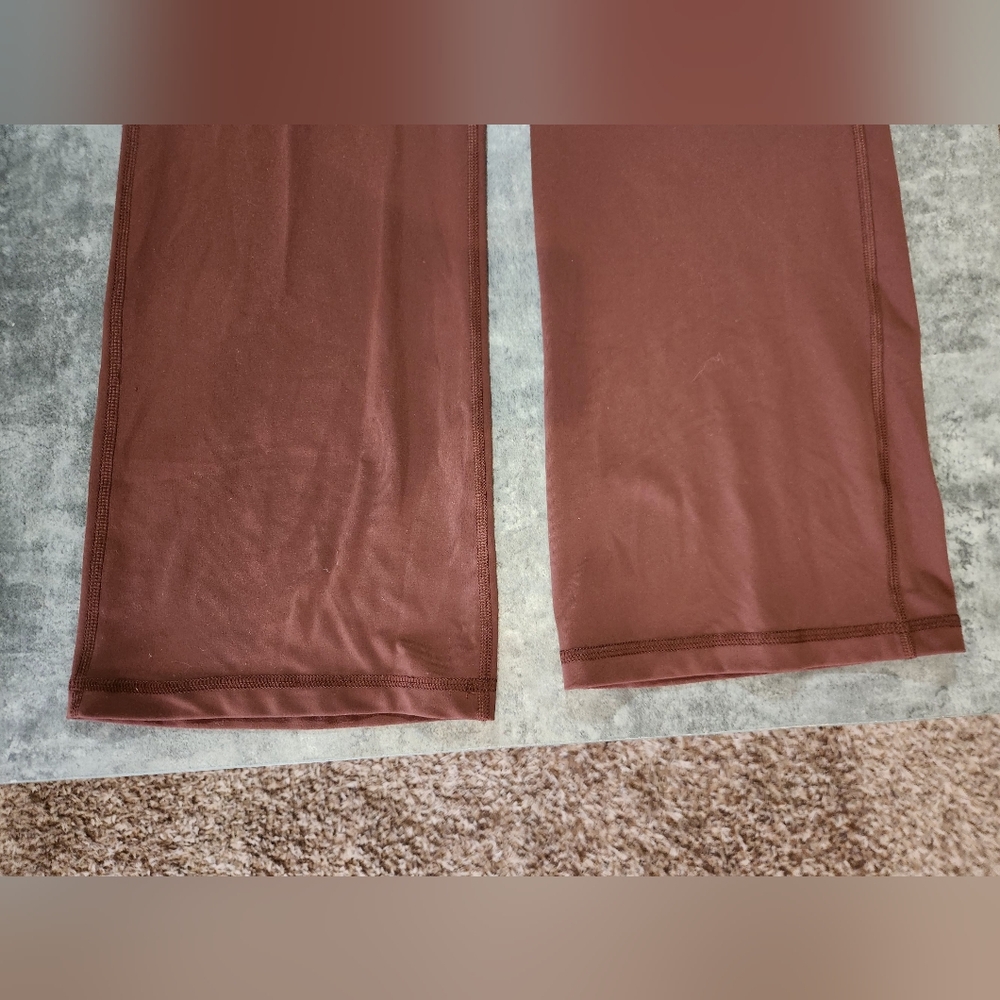 Fold Down Active Flare Leg Maternity Leggings - I… - image 2